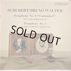 米COLUMBIA ワルター/シューベルト 交響曲第8番「未完成」，第5番